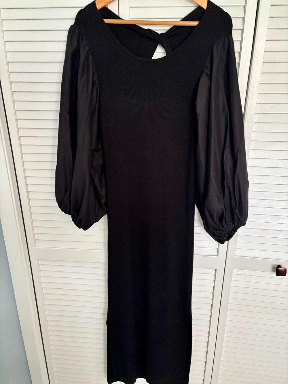 Gibson and   Latimer Black Maxi Dress, Medium